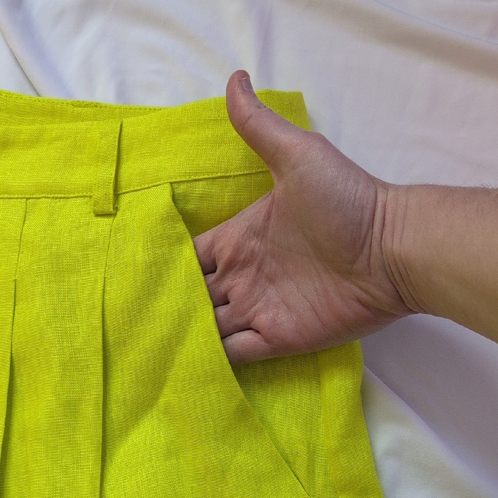 NWT FARM Rio Lime Green Trousers - Picture 5 of 8